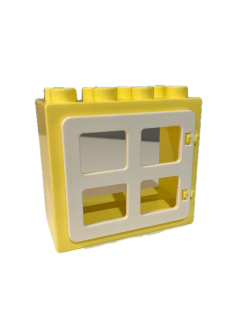 Lego® Duplo® okno sv. žlutobílé